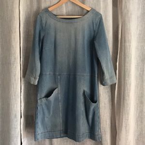Denim dress by Adriano Goldschmeid
